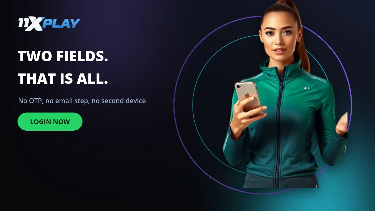 11xplay login screen with username and password fields and a sign-in action